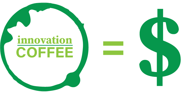 Innovation in coffee equals money (dollar sign)